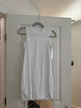Varley White Sleeveless Tank Dress